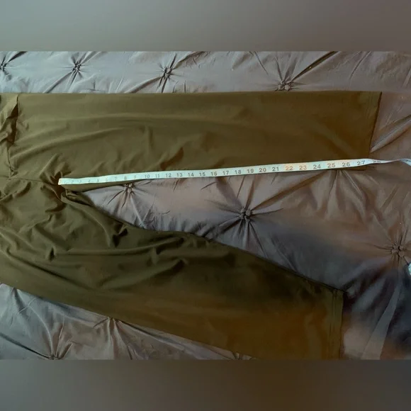 4X SHEIN Black Leggings Sleek cross cross Elastic Waist - Picture 2 of 6